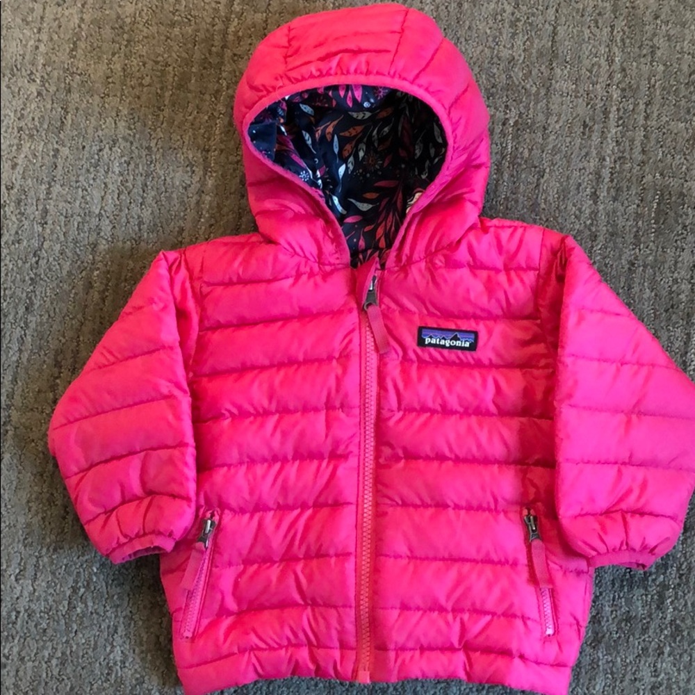Patagonia Reversible Down Sweater Hoody 12-18 M